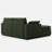 Manuel Corduroy 2-Seater Sofa Bed Apartment Modular Couch With Detachable Double Cushion-901560136