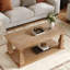 Coffee & Cocktail Tables, Solid Wood MDF Farmhouse Rustic Living Room-1615489545