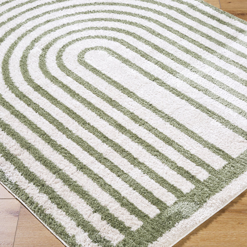 Fossay Modern Washable High-Pile Rug, Rectangle 140 x 200cm