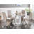 Scottsmoor 4 Seater High Gloss Round Dining Table Set with 4 Luxury Faux Leather Dining Chairs-588480707-588480703-588480710