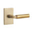 Emtek Select Privacy Interior Mortise w/ Modern Rectangular Rosette & R-Bar Stem, Faceted Lever-416098769-416098600