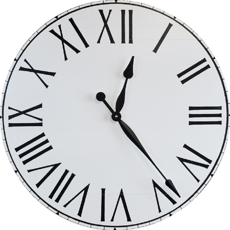 Horloge murale surdimensionnée Beauchamp, Très grand