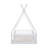 Wood House Bed With Fence-155139457