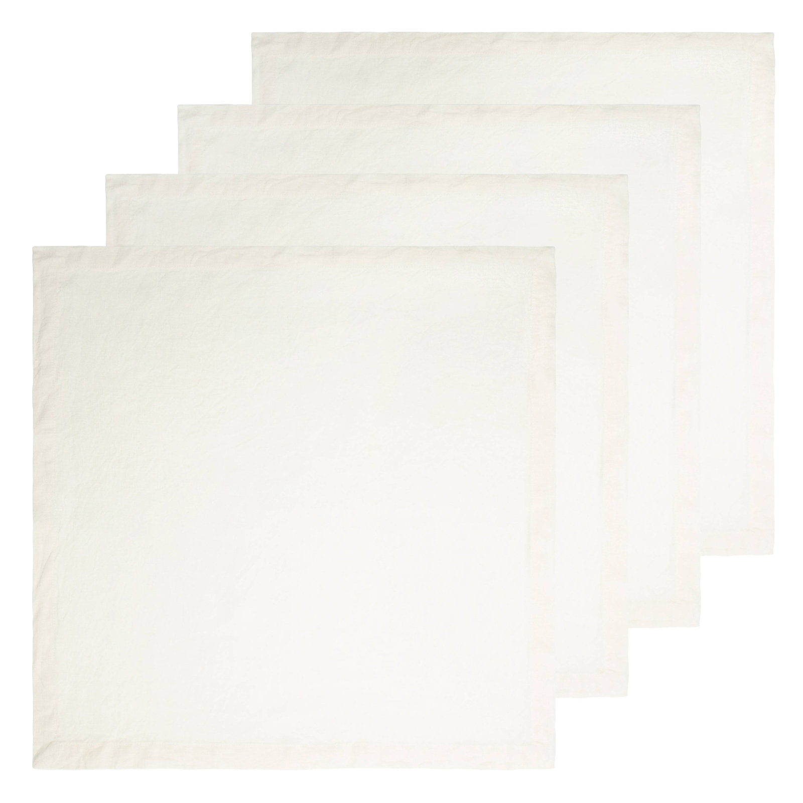 Dalissa Reversible Linen Napkin, Ivory
