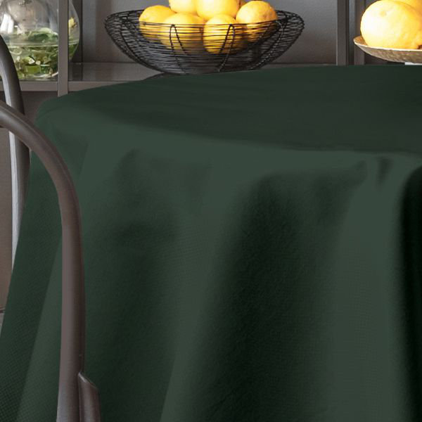Nappe en faux lin, 120 po x 72 po, Vert canard