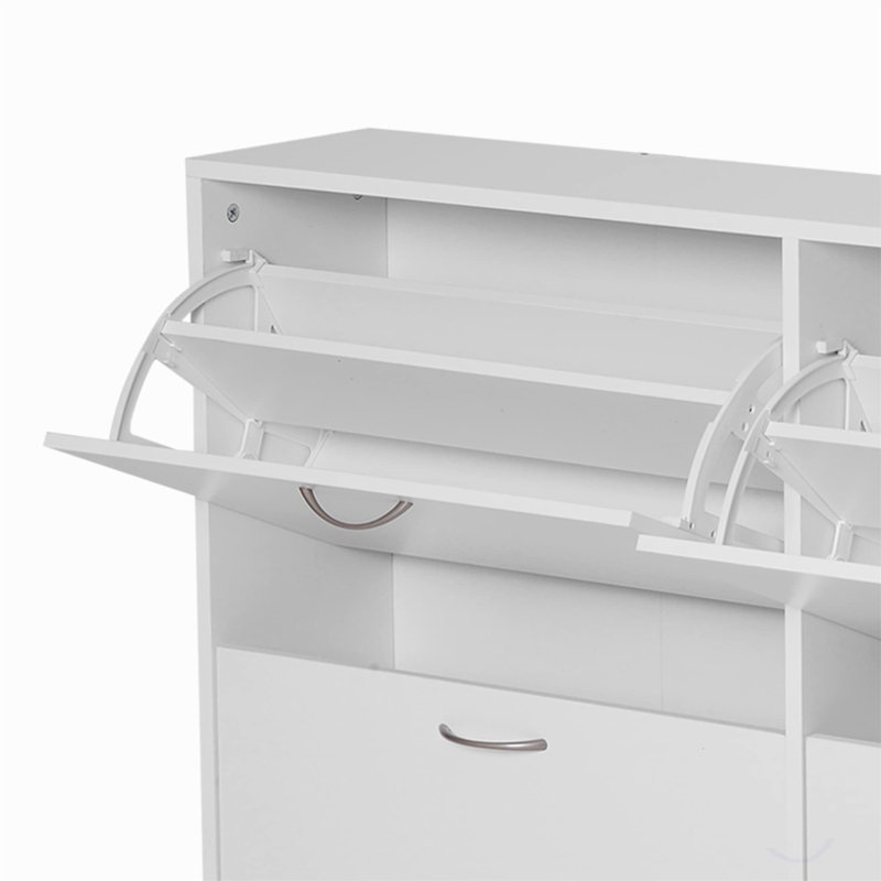 16 Pair Shoe Storage Cabinet