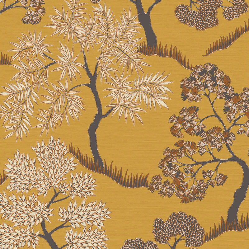 Sublime Floral Double Roll, Ochre