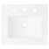 Modway Cayman Ceramic Rectangular Drop-in Bathroom Sink