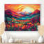 «Vibrant Sunset Shining Over Mountains I», art sur toile-88557293-109422929