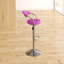 Tabouret de bar contemporain en vinyle réglable en hauteur avec accoudoirs et base en chrome-111236763-19920408-111236762