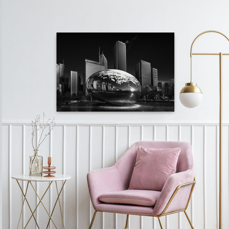 «Millenium Abstract Contemporary City Architecture», art mural, H 24 po x l 36 po