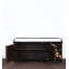 Solid Wood Traditional Hand-Painted Copper Lock Shoe Storage Bench-1964371525