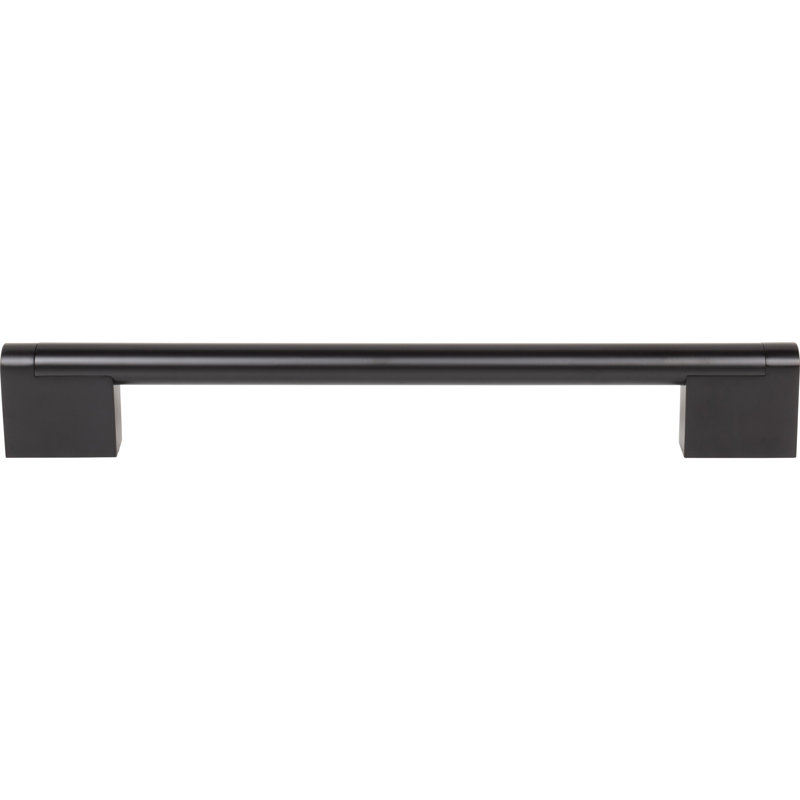 Princetonian 24" Center to Center Appliance Pull, Flat Black, 12" Center to Center