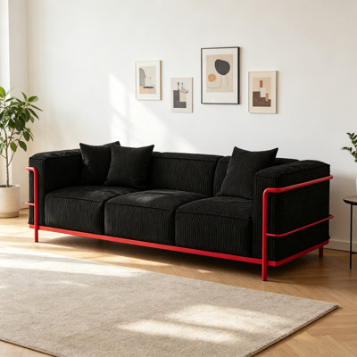 Modern Light Luxury Fabric Three-seater Sofa
