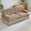 Canapé Chesterfield en velours doux capitonné à boutons-1926184431
