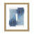 Toile avec cadre en bois beige