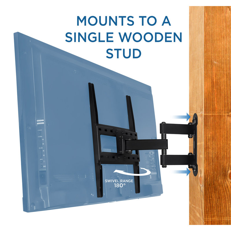 Heavy Duty Adjustable Monitor Desk Mount with USB Ports