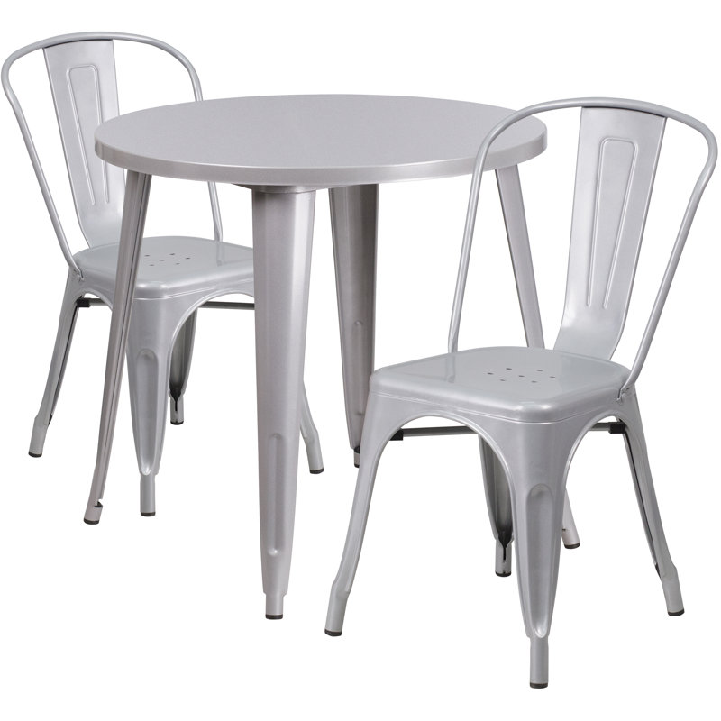 Ensemble bistro Brinson, Argent, 17.5"