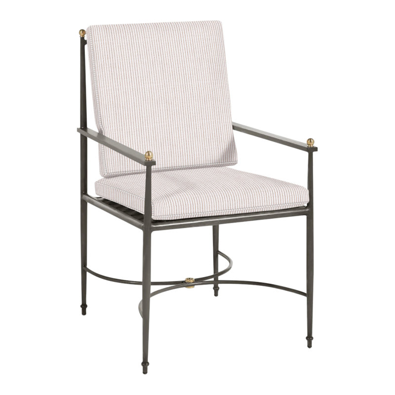 Fauteuil en aluminium Roma, Welt, Lin Perigold Replay