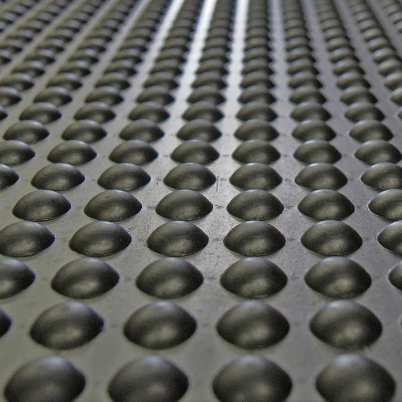 Tapis en caoutchouc 0,62 po, 3 pi x 4 pi
