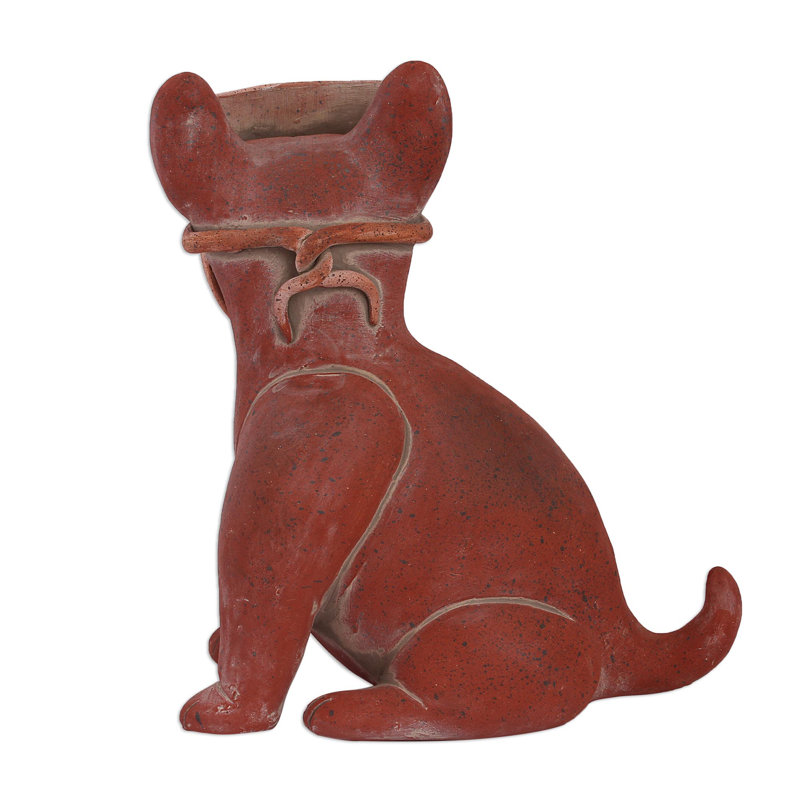 Figurine de chien en céramique