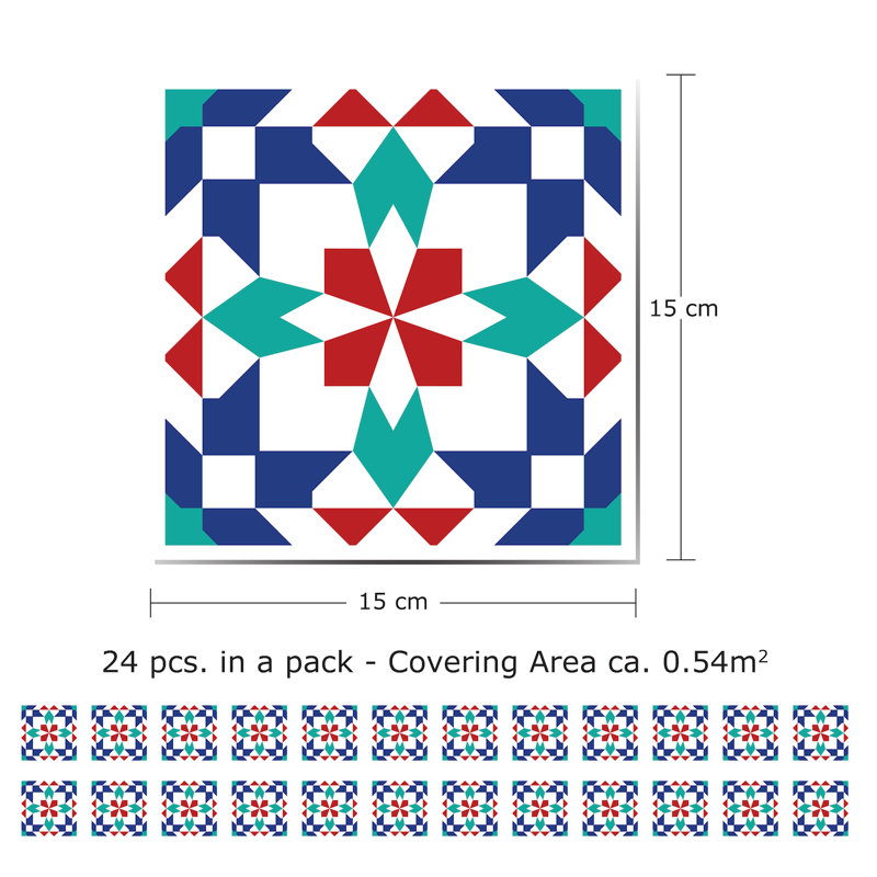 Abington Abstract Wall Decal, 60cm H x 45cm W