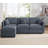 Bustamante 4-seats L-shape Sofa Couch With Ottoman-101287649