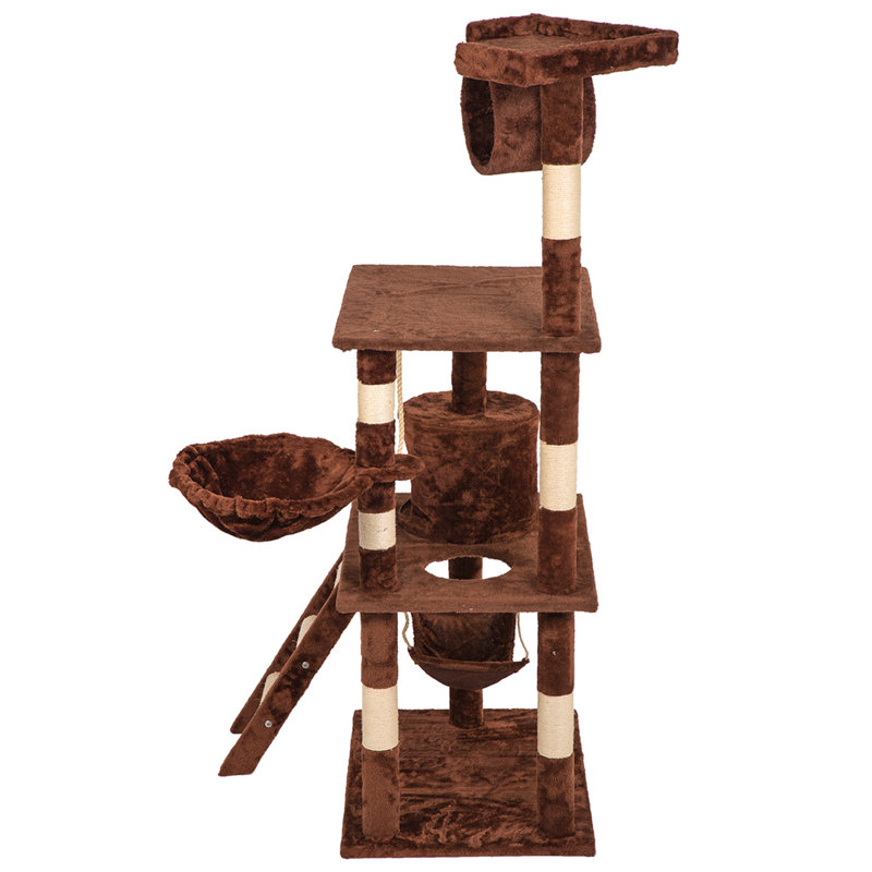 Arbre à chat 62 ", Marron