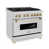 Gold Satin Stainless Steel