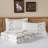 Premium 100% Cotton Embroidered Floral Washed Quilt Set – Soft & Breathable, Queen/King-116499805