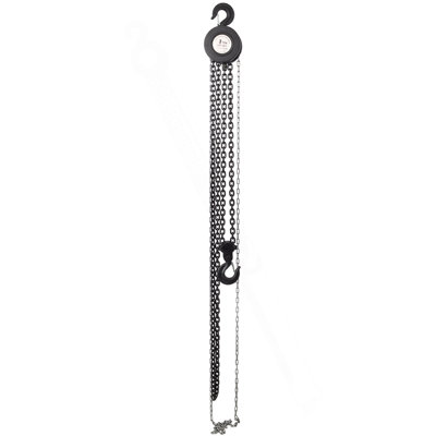 Chain Hoist 11000Lbs 5T Capacity 10Ft With 2 Heavy Duty Hooks,Manual Chain Hoist Steel Construction,Yellow