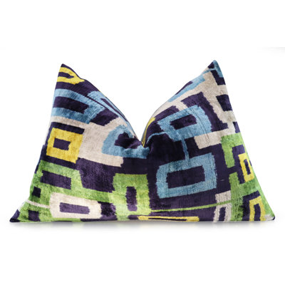 Velvet Lumbar Pillow Cover & Insert