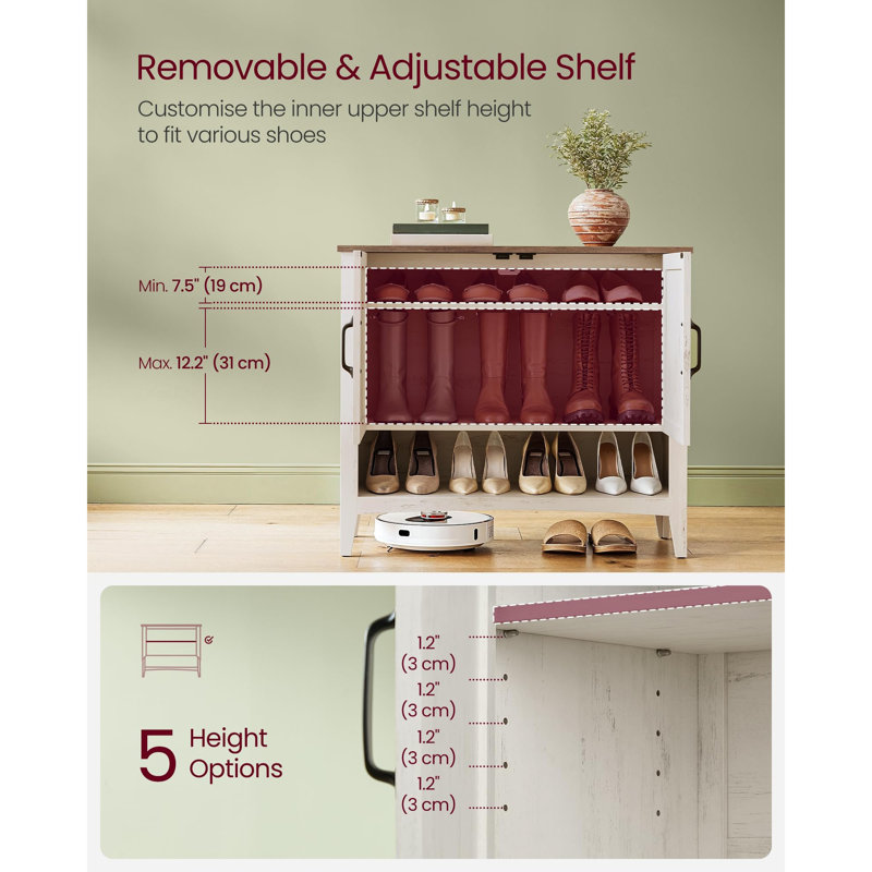 12 Pair Shoe Storage Cabinet