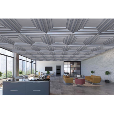 Carreau de plafond en PVC 2 pi x 2 pi Falkirk Perth