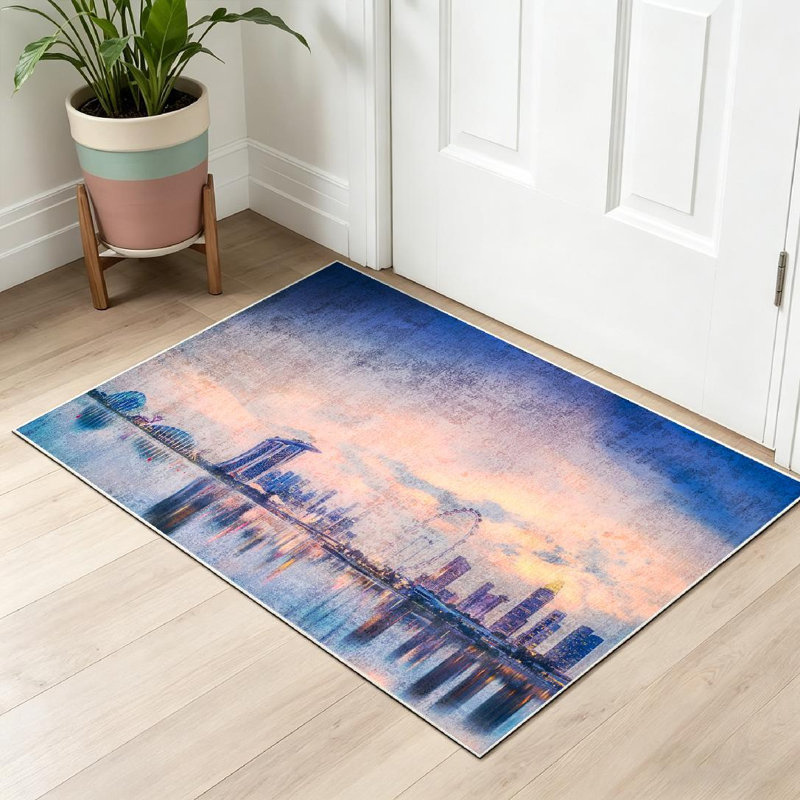 Tapis d'intérieur transparent Clear Skyline, Rectangle 32" x 47"