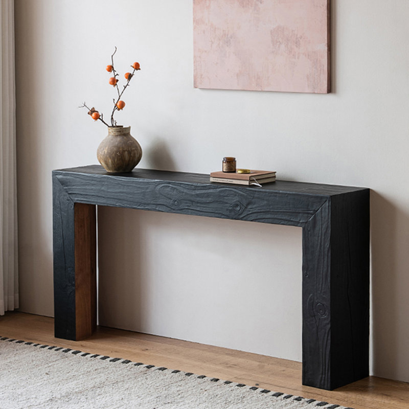 American-style simple console table, 31.5" H x 78.7" W x 11.8" D