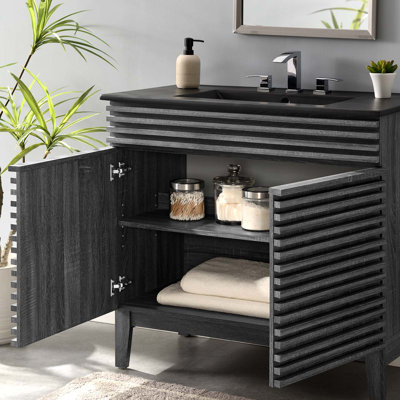 Meuble-lavabo 36 po Render par Modway