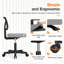 Chaise de bureau sans accoudoirs-1017391877
