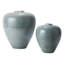 Check Bulbous Vase-Reactive Silver Blue-Lg-14617836-14617835