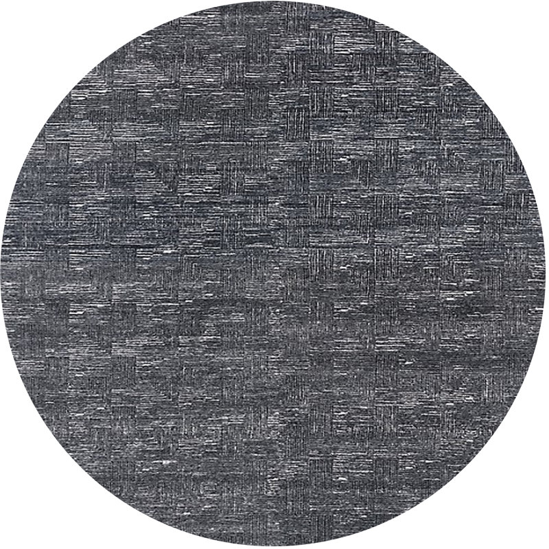 Tapis oriental noir, Rond 4 pi