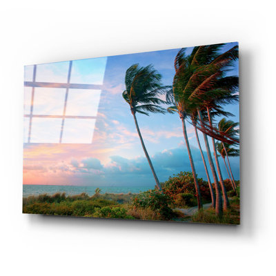 Dovecove «Seabreeze» par Jack Reed, art mural en verre acrylique, «X»