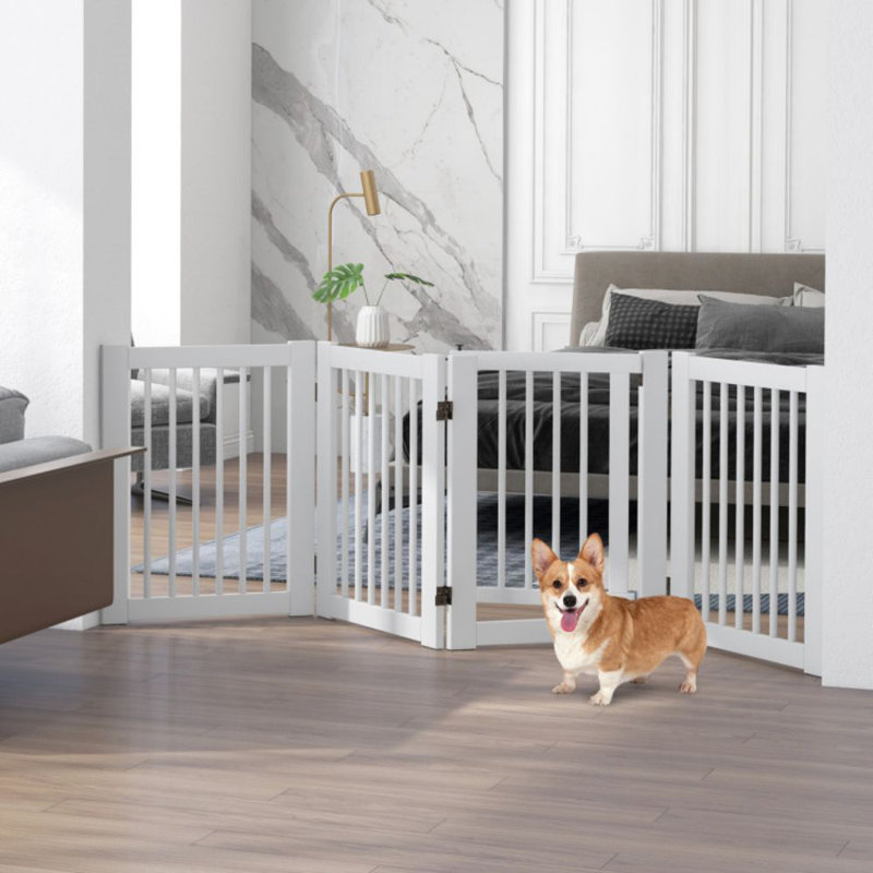 Clôture pour chien autoportante 30 po 4 panneaux