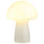 Lampe de table 12,75 "en verre blanc
