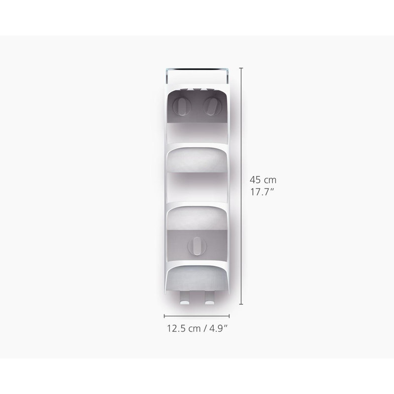 Capsule Compact 4-Tier Shower Caddy