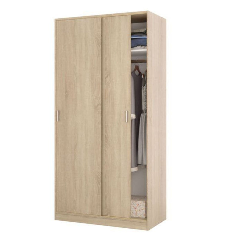 100cm Closet System, Oak Wood