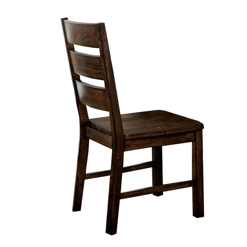 Ensemble de 2 chaises d'appoint en bois Taveras