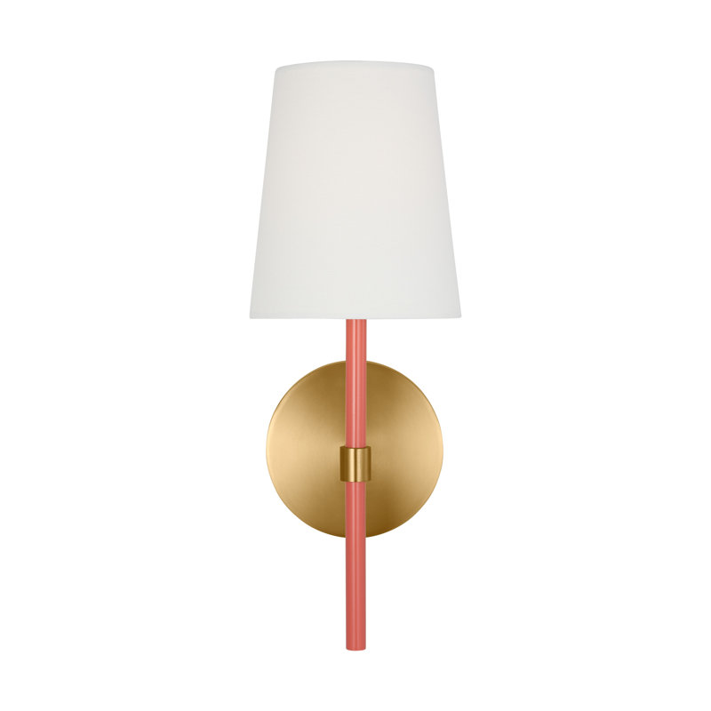 Monroe 1 - Light Armed Sconce, Burnished Brass CRL