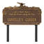 Plaque de jardin papillon avec citation rose-39821291-40043253