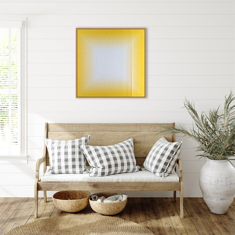 «Stimulation Squares IV» par Michael Willett, reproduction d'art sur toile encadrée, H 30 po x l 30 po