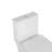 Ceramic Toilet, 1.1/1.6 Elongated, Comfort Height, White, & , Robust Close Seat T039wt One , Firmly